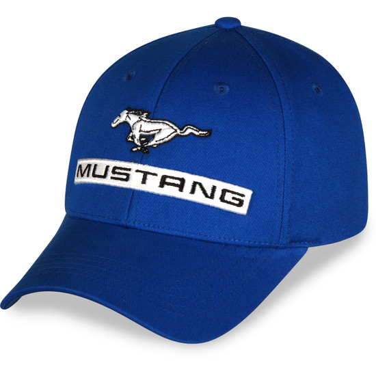 CFS Casquette Mustang Pony Bleu